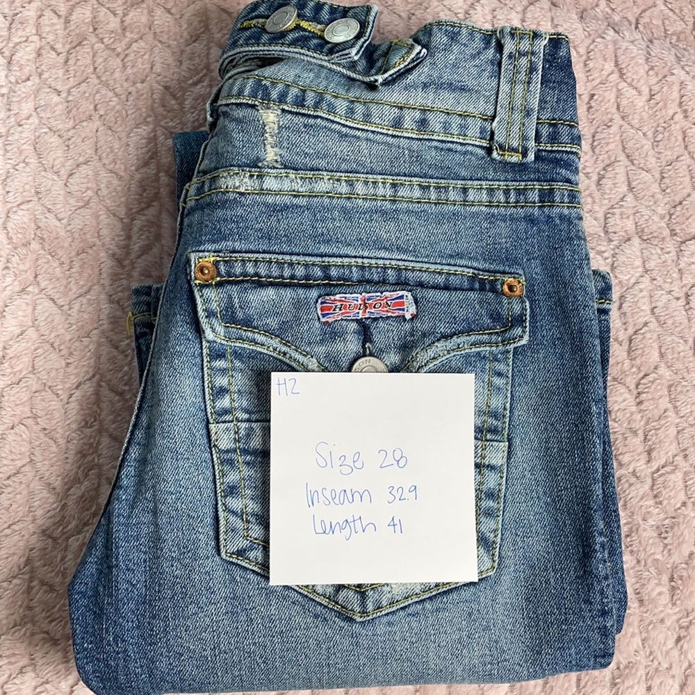 Hudson Jeans Light Blue Boot Cut Jeans - Picture 12 of 13